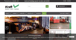 Desktop Screenshot of kraft-parkett.de
